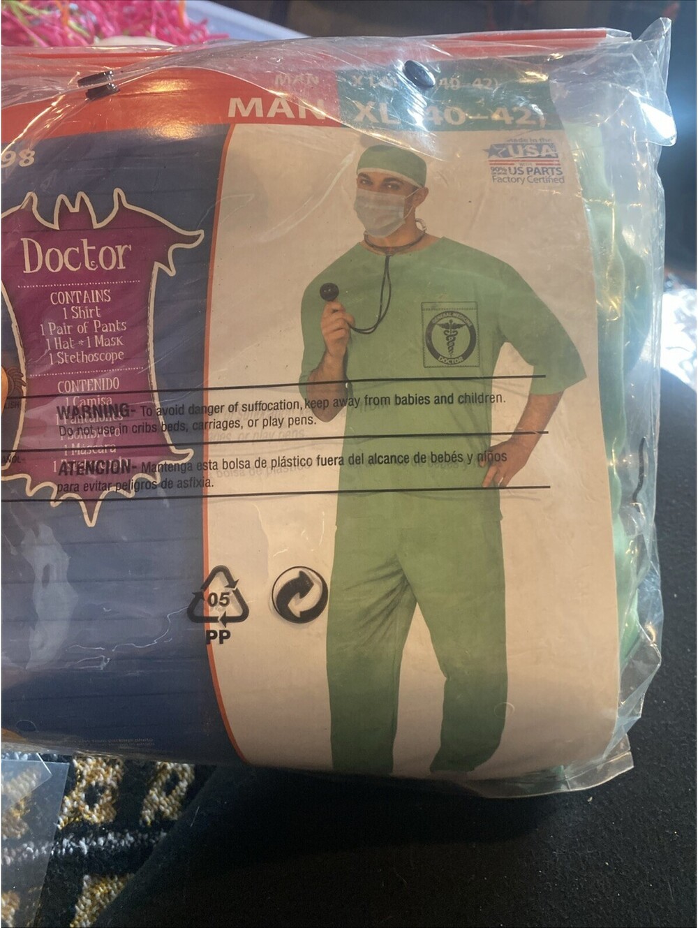 Doctor Costume Men Xl